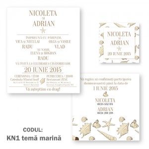INVITATIE NUNTA KN1 KRAFT